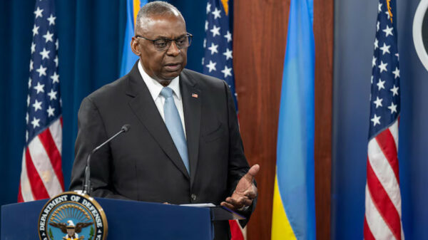 Setzt sich trotz russische Offensive sehr für die Ukraine ein: US-Verteidigungsminister Lloyd Austin.