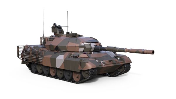 Modernisierung der Leopard-Flotte: So könnte der griechische Leopard 1A5 aussehen. (Alle Grafiken- EODH)3