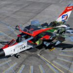 50 Jahre Tornado: Sonderlackierung zum 50. Jubiläum des Erstflugs – Der Tornado erstrahlt in neuem Glanz Foto- Airbus