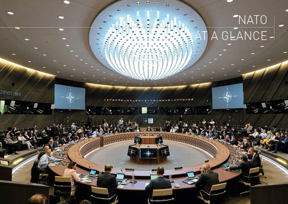 Treffen der NATO-Ukraine-Kommission unter Beteiligung des stellvertretenden NATO-Generalsekretärs Mircea Geoana und der stellvertretenden Premierministerin für europäische und euro-atlantische Integration der Ukraine, Olha Stefanishyna.