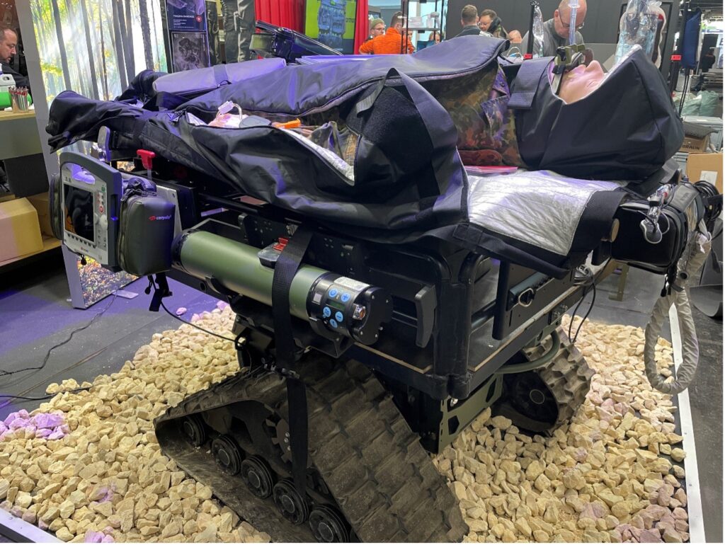 UGV ZIESEL für den autonomen und überwachten Patiententransport. (Foto- AF)