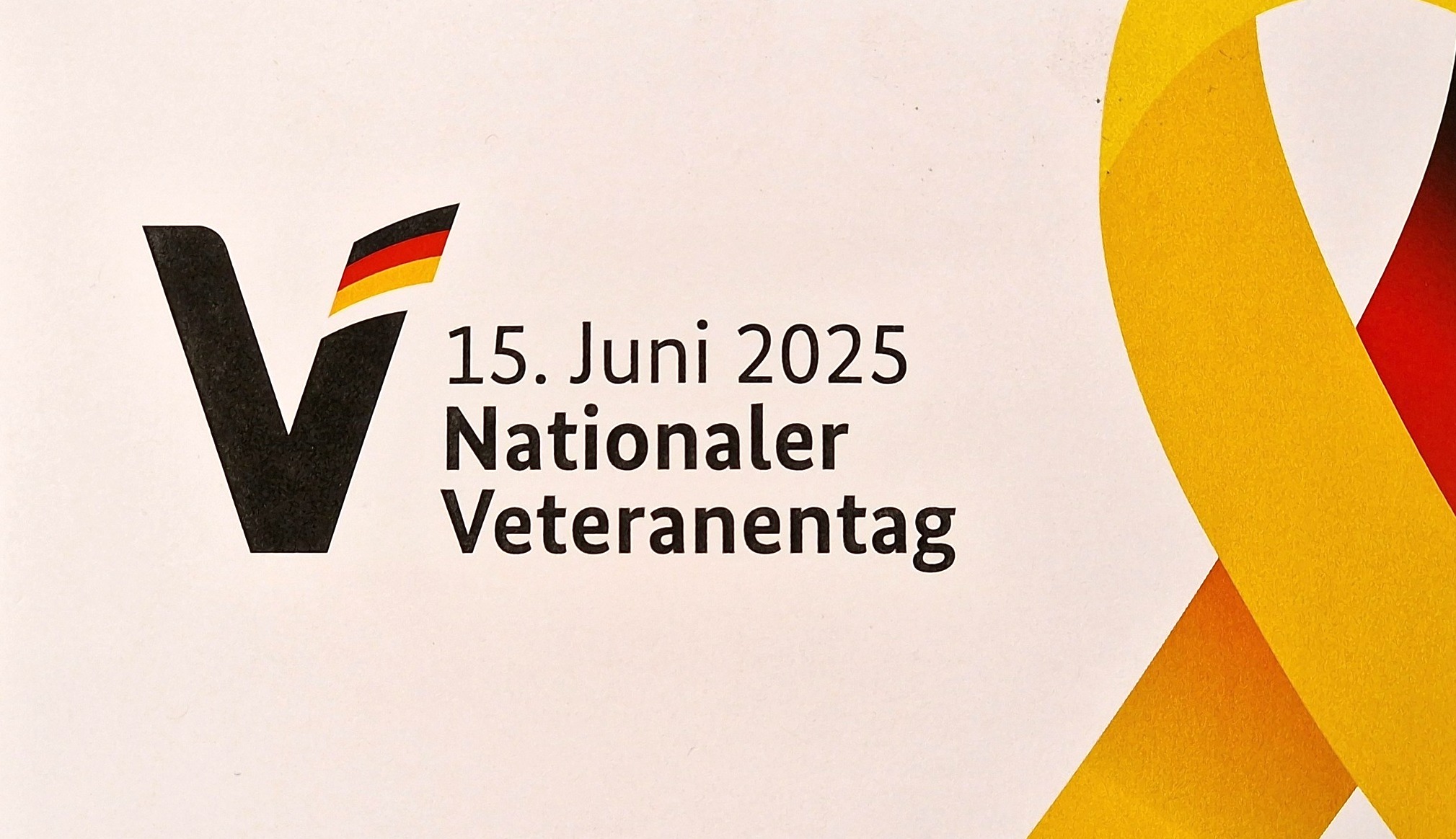 Das Logo des Nationalen Veteranentags.