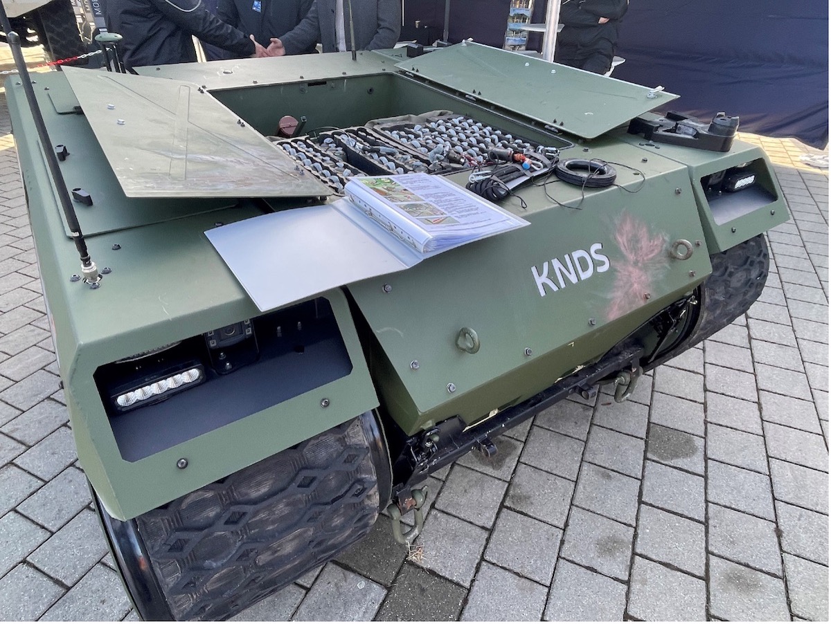 Weltpremiere des Heavy Portable Mine Breaching System (H-PEMBS) von KNDS Deutschland. (Foto- AF)