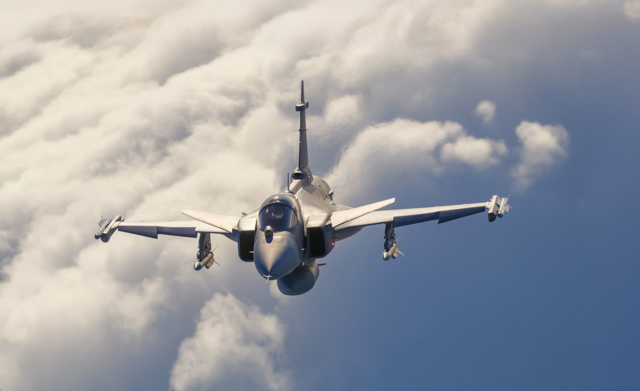 Gripen E fliegt bei der multinationalen Militärübung CRUZEX 2024