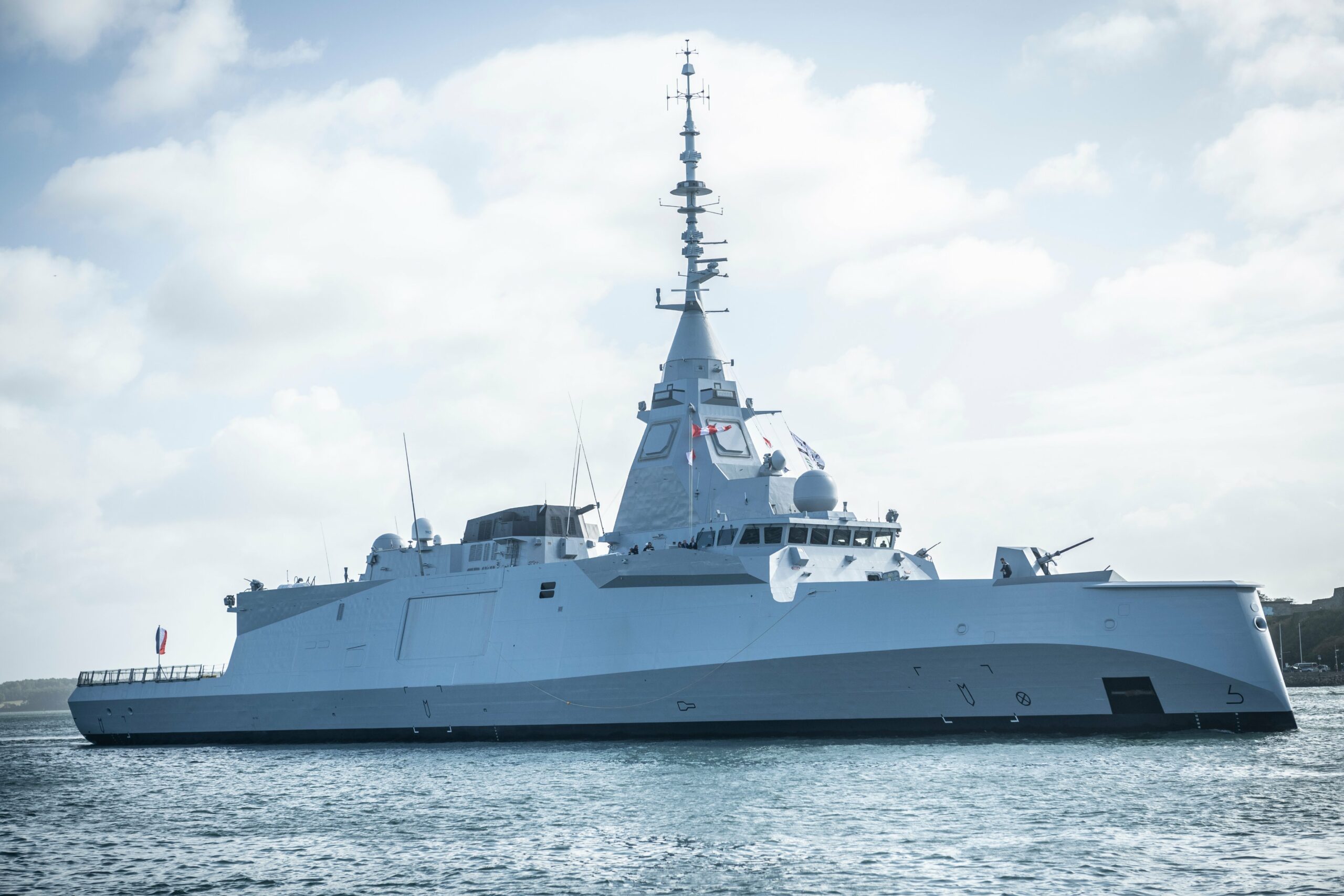 Sie ist die erste von 5 neuen Fregatten der FDI-Klasse für Frankreich.