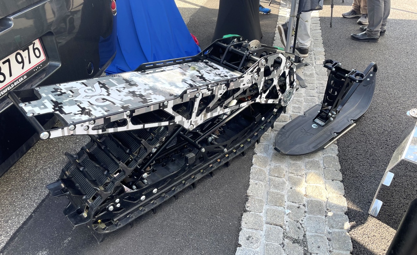 Der Winter-Raupenantrieb für Elektromotorräder